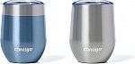 Two Contigo River North Stainless Steel 12-oz. Wine Tumblers $20
