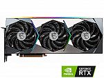 MSI Suprim GeForce RTX 3090 Ti 24GB GDDR6X PCI Express 4.0 SLI Support Video Card $1169
