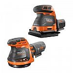 Ridgid 18V Orbital (R8606B) plus 18V 1/4 Sheet Sander combo pack $89