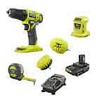 RYOBI ONE+ 18V Cordless Homeowner's Starter Kit w/ 1.5 Ah Battery & Charger $69