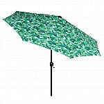 Mainstays 9ft Palm Round Outdoor Tilting Market Patio Umbrella $29.97