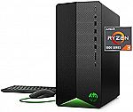 HP Pavilion Gaming Desktop (Ryzen 3 5300G 8GB 256GB RX 5500 TG01-2010) $550