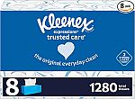 8 Boxes Kleenex Facial Tissues (1280 Tissues Total) $11