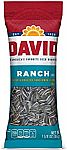 12 Pack DAVID SEEDS Roasted and Salted Ranch Sunflower Seeds, 1.625 oz $3.50