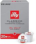 20-Ct Illy Coffee Medium Roast Classico K-Cups $7.21