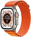 Apple Watch Ultra Titanium Case & Orange Alpine Loop $729.99