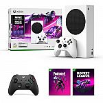 Xbox Series S Fortnite and Rocket League Bundle + Xbox Wireless Controller (Carbon Black) $290