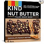 32-Ct 1.3-oz KIND Nut Butter Bars (Chocolate Peanut Butter) $13