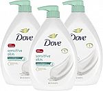 3 Count Dove Body Wash Hypoallergenic And Sulfate Free Body Wash 34oz $6.50