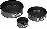 Amazon Basics Non-stick Springform Cake Tins (Set of 3) $6