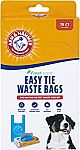 75-Ct ARM & HAMMER 71041 Easy-Tie Waste Bags for Pets $1.46