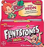 60-Ct Flintstones Chewable Kids Vitamins with Iron (2 for $7.90)