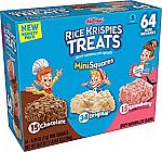 64-Ct Kellogg’s Rice Krispies Treats Mini-Squares (Variety Pack) $10.25
