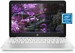 HP Stream 11 11.6” 11-ak0040nr HD Laptop (N4020, 4GB 64GB White) $150