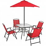 Mainstays Albany Lane 6 Piece Outdoor Patio Dining Set $80 and more