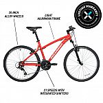 Decathlon Rockrider ST50 21 Speed Aluminum 26" Small Mountain Bike, $84 and more