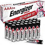 24 Count Energizer AAA Batteries, Max Triple A Max Battery Alkaline $13.50