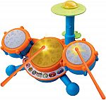 VTech KidiBeats Kids' Drum Set (Orange) $11.12