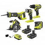 RYOBI ONE+ 5-Tool Combo Kit $149.99