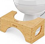 Squatty Potty The Original Toilet Stool - Bamboo, 7" & 9" Height $25