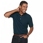 Croft & Barrow Men's Easy-Care Pique Polo (Various colors) $6.80