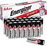 24 Count Energizer AA Batteries, Max Double A Battery Alkaline $13.20