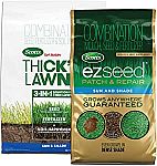 Scotts Turf Builder THICK'R Lawn and EZ Seed Patch & Repair Sun and Shade Mix Grass Seed Bundle $34
