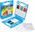 Crayola 65-pc Super Tips Coloring Art Case $5.99