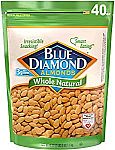 40-oz Blue Diamond Almonds Whole Natural Raw Snack Nuts $7.80