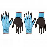 2-Pairs Amazon Basics 15G Polyester Nitrile Fully Coated Work Gloves $3.58