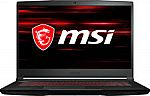 MSI GF63 15.6" FHD Gaming Laptop (i5-10300H, GTX 1650 MaxQ, 8GB, 256GB SSD, GF63222) $499.99