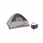 Coleman Highline 4-Person Dome Tent and Xtreme 50-Qt Wheeled Cooler $65