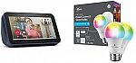 Echo Show 5 (2nd Gen) + 2-Pk GE Smart LED Bulb $35