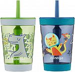 14-Oz Contigo Plastic Spill-Proof Kids' Tumbler with Straw 2 for $11.50