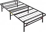 Amazon Basics Foldable Metal Platform Bed Frame, 14" High, Twin XL $26.43