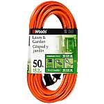 50ft Extension Cord 16/2 General Purpose, Medium Duty $7