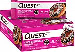 12 Count Quest Nutrition Chocolate Sprinkled Doughnut Protein Bars $15