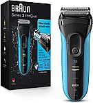 Braun Electric Series 3 Razor with Precision Trimmer, Rechargeable, Wet & Dry Foil Shaver $40