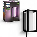 9.4" Philips Hue Impress Outdoor Wall Lantern Sconce Light $57.67
