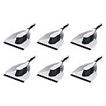 6-Pack AmazonCommercial - LF2100-6P 9-inch Dustpan and Brush Set $7