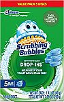 5-Count Scrubbing Bubbles Toilet Cleaner Drop Ins $3.80
