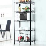5-Tier Heavy Duty Steel Freestanding Garage Storage Shelving Unit (11" x 59" x 21") $33