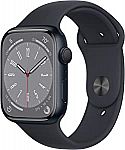 Apple Watch Series 8 GPS 45mm Smart Watch (2022 New Model) $359