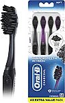 4-Count Oral-B Charcoal Toothbrush Whitening Therapy (Soft) $9