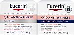2-pack Eucerin Q10 Anti Wrinkle Face Cream Bundle 1.7 Ounce $12.67 and more