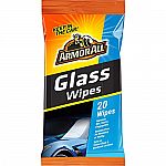 20-Count Armor All Car Glass Wipes $2.74