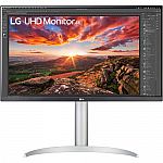 LG 27UP650-W 27" UHD (3840 x 2160) IPS Monitor with VESA $208 and more