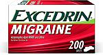 200-Count Excedrin Migraine Relief Caplets $12.70
