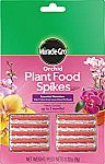 10 Count Miracle-Gro Orchid Plant Food Spikes $3.79