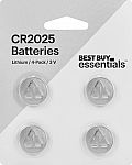 4-Pack Best Buy essentials CR2025 or CR2016 Batteries $2 Shipped